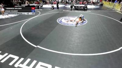 125 kg 3rd Place Match - Kendrick Salcido vs Logan Colbert