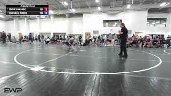 106 kg Quarterfinal - Eddie Salgado, Sebolt Wrestling Academy vs Jackson Thorn, Pinnacle Wrestling Club