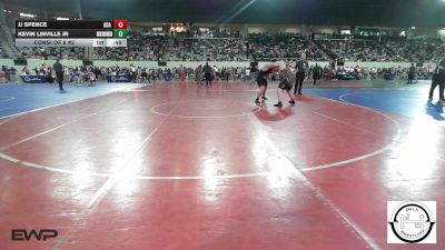 Consi Of 8 #2 - JJ Spence, Ada Junior High vs Kevin LINVILLE Jr, Skiatook Youth Wrestling