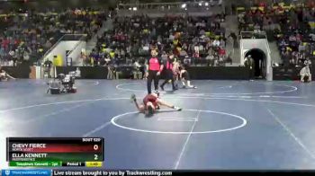 105 lbs Cons. Round 2 - Chevy Fierce, North Scott vs Ella Kennett, Independence