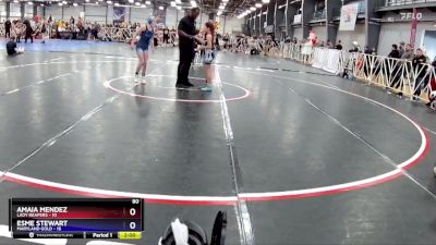 80 lbs Rd# 6- 3:15pm Friday - Amaia Mendez, Lady Reapers vs Esme Stewart, Maryland Gold