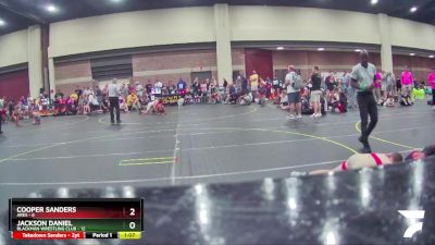 91 lbs Round 1 (4 Team) - Cooper Sanders, ARES vs Jackson Daniel, Blackman Wrestling Club