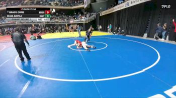 5A 126 lbs Champ. Round 1 - Grace Ortiz, Midlothian Heritage vs Elvia Davila, Mission Sharyland