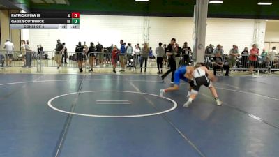 120 lbs Consi Of 4 - Patrick Pina III, AZ vs Gage Southwick, UT
