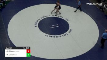 132 lbs 7th Place - Cole Gibbons, Mount Lebanon vs Ricky Jewell, Downingtown East