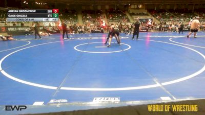 145 lbs Consi Of 8 #1 - Adrian Grosvenor, Siouxland Wrestling Academy vs Gage Grizzle, WTC