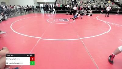 157-A lbs Final - Ricky Frondorf, North Hunterdon, NJ vs Nick Monteleone, Cordoba Trained