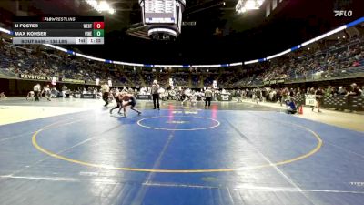 130 lbs Consy 2 - Jj Foster, West Perry vs Max Kohser, Pine Richland