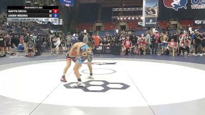 113 lbs Cons. Sub-rd Of 32 - Gavyn DeCol, Utah vs Jaden Medina, Kansas