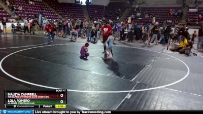 45-48 lbs Round 1 - Maleya Campbell, The Island City Misfits Elite Wrestling vs Lola Romero, La Gente Wrestling Club