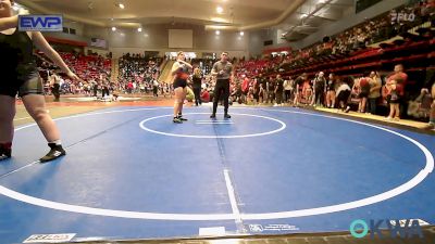 165-180 lbs Semifinal - Tailyn Lee, Skiatook Youth Wrestling vs Quinn Hendricks, Tahlequah Wrestling Club