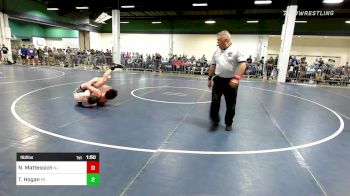 182 lbs Round Of 128 - Nevin Mattessich, NJ vs Tucker Hogan, PA