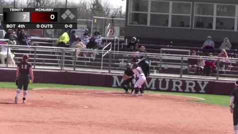 Replay: Trinity (TX) vs McMurry - DH | Mar 9 @ 12 PM