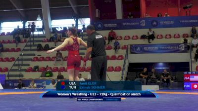 72 kg Qualif. - Amit Elor, United States vs Zaineb Sghaier, Tunisia