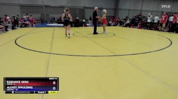 130 lbs Round 2 (8 Team) - Kaidance Gerg, Idaho vs Alexes Spaulding, Indiana