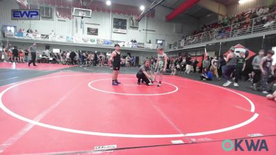 100 lbs Rr Rnd 3 - Clayton Warner, Sallisaw Takedown Club vs Gavin Linker, Van Buren Matdawgs