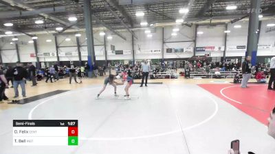 101 lbs Semifinal - Olivia Felix, Central Coast Most Wanted vs Taylor Bell, Institute Of Combat