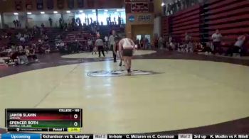 165 lbs 5th Place Match - Jakob Slavin, Simpson vs Spencer Roth, Cornell College