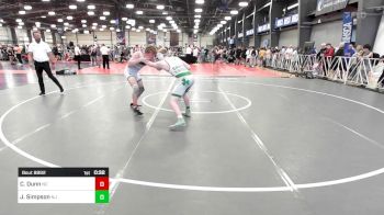170 lbs Consi Of 8 #1 - Cael Dunn, NC vs Jaden Simpson, NJ