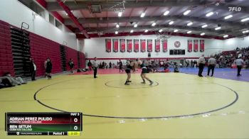 184 lbs 5th Place Match - Adrian Perez Pulido, Modesto Junior College vs Ben Setum, Cerritos College