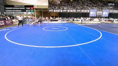Boys 1A 150 lbs Cons. Round 4 - Adrian Patterson, Wapato vs Manaseh Lanphear Ramirez, East Jefferson