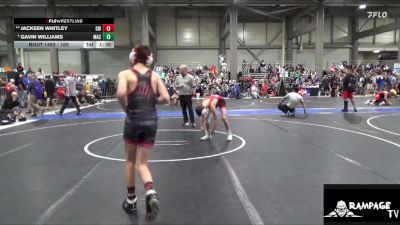 100 lbs Cons. Round 2 - Jacksen Whitley, Con-Kids WC vs Gavin Williams, MAC