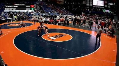 110 lbs Cons. Semi - London Gandy, Flossmoor (Homewood-F.) vs Zoe Dempsey, New Lenox (Lincoln-Way Central)