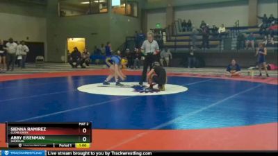 95-99 lbs Round 3 - Sienna Ramirez, Clear Creek vs Abby Eisenman, Sheridan