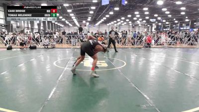 126 lbs Rr Rnd 2 - Case Bridge, Indiana Outlaws Black - HSB vs Tomas Melendez, Ground Up USA (RED) - HSB