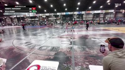 55 lbs Champ. Round 1 - Kendyl Hathaway, Sutherland Youth Wrestling vs Ella Pasek, Touch Of Gold