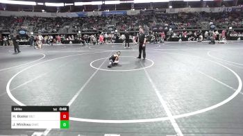 58 lbs Consi Of 4 - Holden Boeke, Sebolt Wrestling Academy vs Jeremiah Minikwu, CIWC Team Intensity