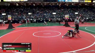 90 lbs Champ. Round 1 - Nathan Gates, JTCA vs Ayden Ray, MYV2