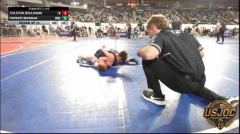 83 lbs Round Of 16 - Coleton Boulware, Tuttle Wrestling vs Patrick Morgan, Saints Youth Wrestling Club