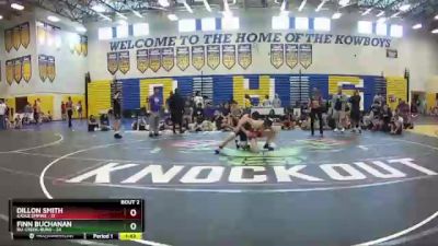 132 lbs Champ Round 1 (16 Team) - Finn Buchanan, Bu-Creek-Burg vs Dillon Smith, Eagle Empire