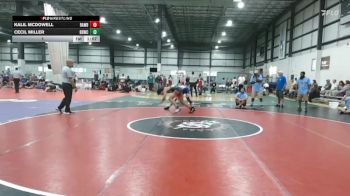 150 lbs 1 - Kalil Mcdowell, RALEIGH AREA WOLFPACK BLACK vs Cecil Miller, BEACH BOYZ WRESTLING CLUB