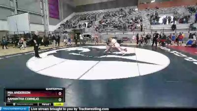 110 lbs Quarterfinal - Mia Anderson, NE vs Samantha Cornejo, CA