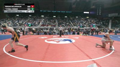 3A-165 lbs Champ. Round 1 - Teegan McLaughlin, Burns/Pine Bluffs vs Tyrell Weber, Wheatland