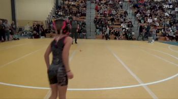 55 lbs Quarterfinal - Claire Rahman, PEM Bulldogs vs Luna Kilker, NO LIMIT Wrestling Club