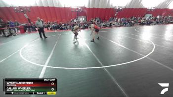 145 lbs Semifinal - Callum Wheeler, Merrill High School Wrestling vs Wyatt Nachreiner, Wisconsin