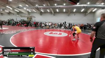 190 lbs Champ. Round 1 - Dominic Benavidez, Pueblo East vs Ryder Clarkson, Poudre