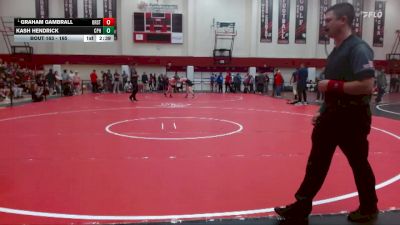 165 lbs Champ. Round 2 - Graham Gambrall, Oregon State vs Kash Hendrick, Cal Poly Humboldt