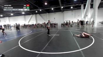 70 lbs Rr Rnd 3 - Lucas Nix, Juggernaut WC vs Jase Dalton, Mantanona TC