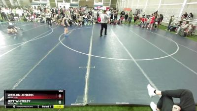 100 lbs Finals (8 Team) - Waylon Jenkins, Delta vs Jett Whiteley, Westlake