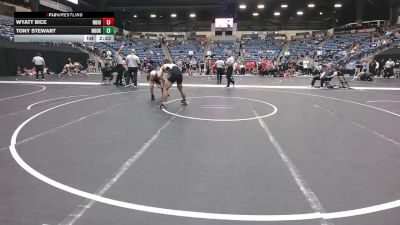 165 lbs Cons. Round 4 - Tony Stewart, Northeast Oklahoma vs Wyatt Bice, Northwestern (Iowa)