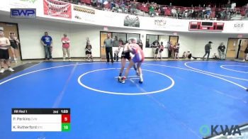117 lbs Rr Rnd 1 - Zoe Parish, Wagoner Takedown Club vs Lynly Lamons, Tahlequah Wrestling Club
