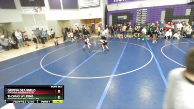 95 lbs 1st Place Match - Griffin DeAngelo, Stallions Wrestling Club vs Thomas Wilding, Riverton Wolf Pack Wrestling