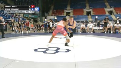 190 lbs Cons. Sub-semis - Samuel Josey, Florida vs Brock Conaway, Missouri