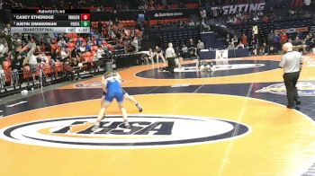1A 165 lbs Quarterfinal - Casey Etheridge, Princeton vs Justin Zimmerman, Petersburg (PORTA)
