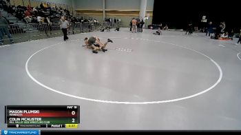165 lbs Cons. Semi - Mason Plumski, Minnesota vs Colin McAlister, Mill Valley Kids Wrestling Club
