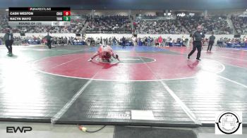 160 lbs Consi Of 64 #2 - Kellan Powers, Deer Creek Wrestling vs Kacii Heskett, Hobart Bearcats